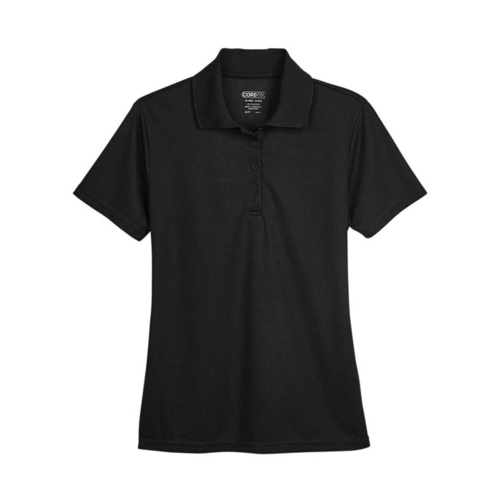 CORE365 Women's Origin Performance Piqu Polo / Black